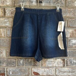 NWT Mimi Chica Blue Jean Shorts Elastic Waistband Casual Style